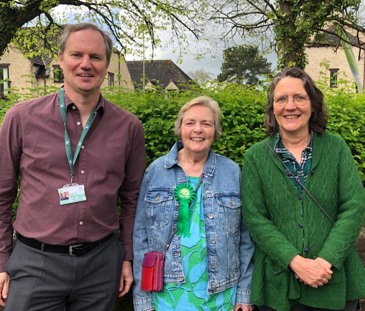 West Oxfordshire District Council Green Councillors Rosie Pearson, Sandra Simpson & Andrew Prosser