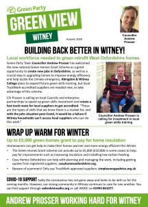 Witney North and East Autumn 2020 Green News Newsletter