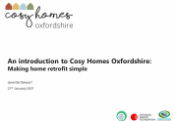 An introduction to Cosy Homes Oxfordshire: Making home retrofit simple   Geordie Stewart 