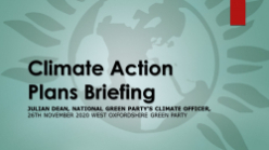VClimate Action Plans - Briefing