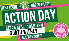 Wintey Action Day - Vote Green Vote Andrew Prosser