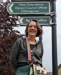Rosie Pearson's first day as West Oxfordshire District Councillor for Brize Norton and Shilton