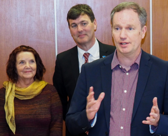 Liberal DEmocrats and Labour are now listening to the Green Party Message and Cabinet member for Climate Change Andrew Prosser briefs the Press